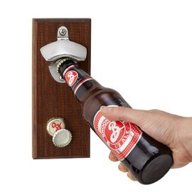 Type permanent petite taille magnétique d'ouvreur de bouteille à bière en métal de receveur de chapeau