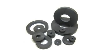 Donut Shaped Strongest Sintered Ferrite Ring Magnet High Strength Various Sizes